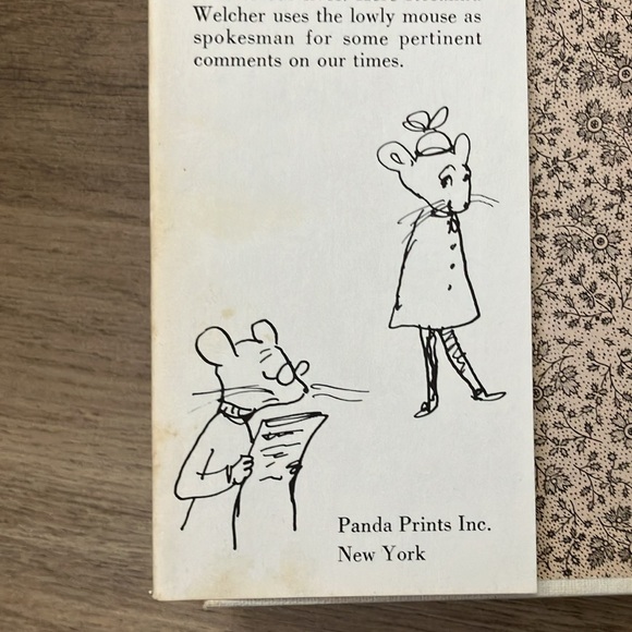 SQUEAKING BY by ROSALIND WELCHER Panda Prints , Inc NY hardcover book - Picture 12 of 16